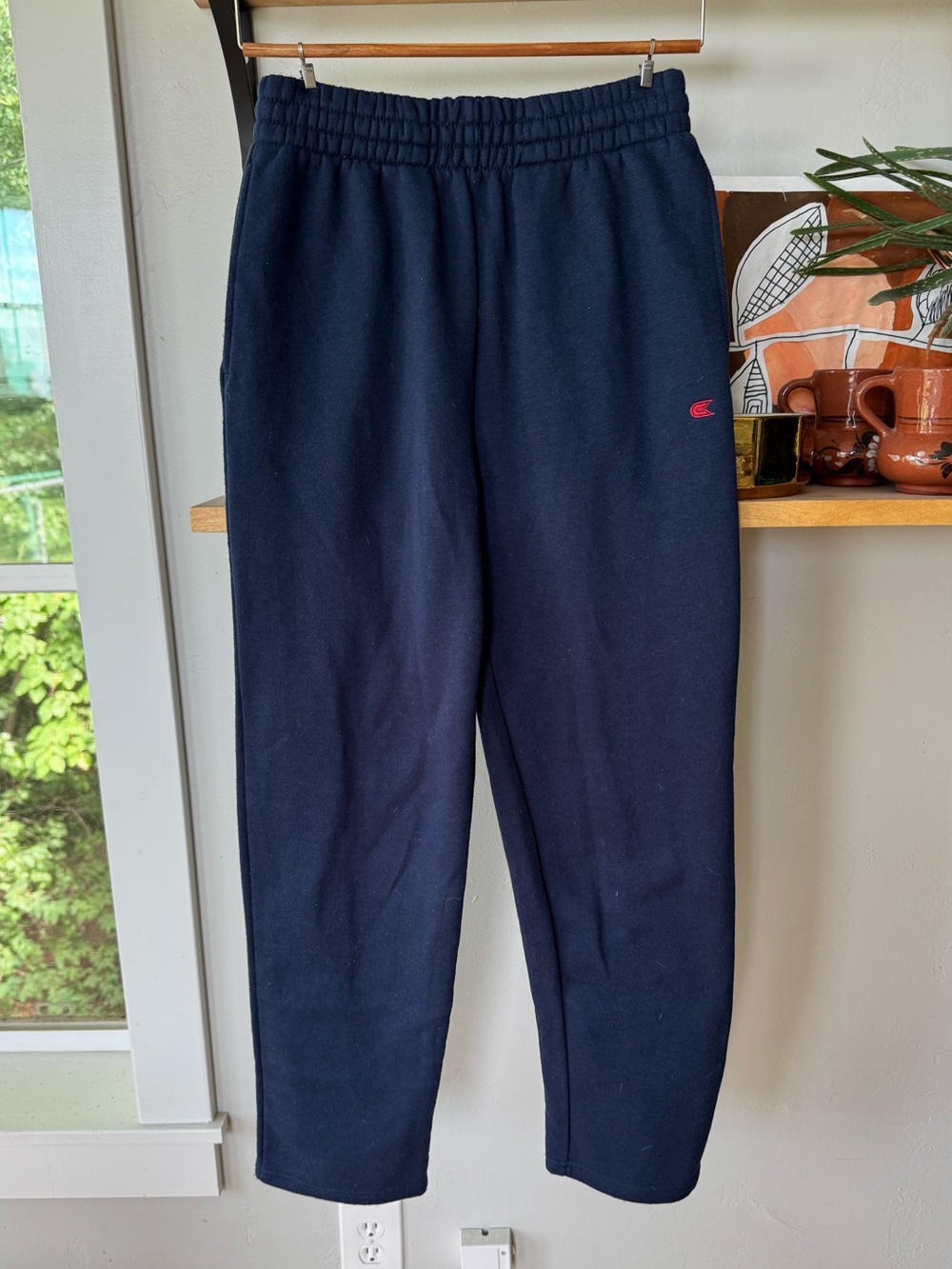 Colosseum Men's Navy Joggers with Small Red Logo Sz Medium